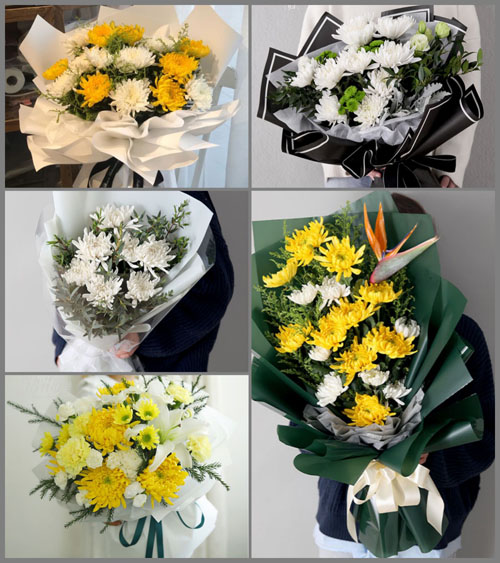 贵州六盘水盘县普古彝族苗族乡塘边村白事花束代送